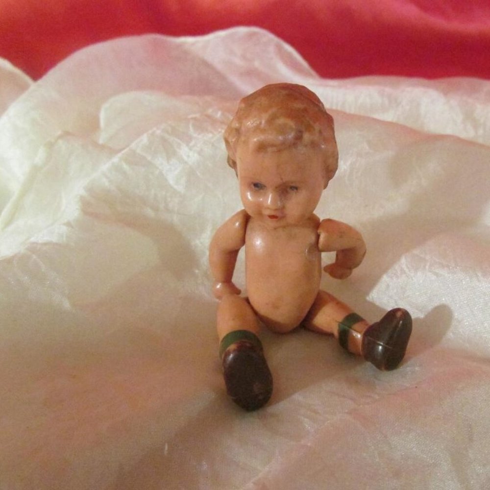 Vintage Girl Doll 3" Germany